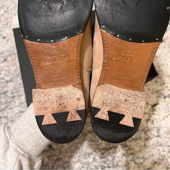 The Office of Angela Scott Mr. Colin Monkstrap Loafers Leather Shoes size 36.5 - Picture 11 of 13